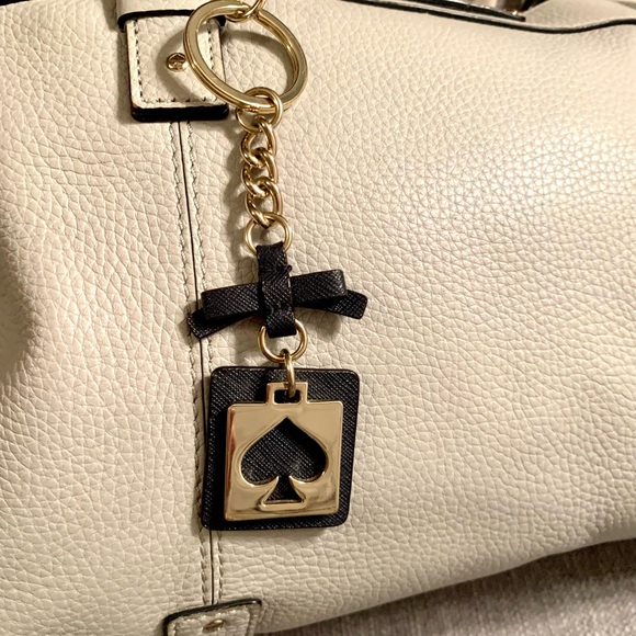 Kate Spade Cut Out Leather Keychain Fob - Picture 4 of 6